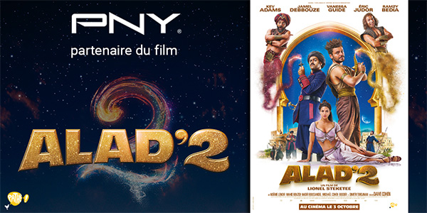 PNY ist Partner des Films ALAD&#039;2