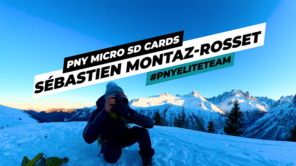 Sébastien Montaz Rosset und die PNY microSD-Karten