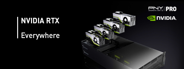 NVIDIA RTX Everywhere - Découvrez les bénéfices des solutions NVIDIA RTX pour votre entreprise.