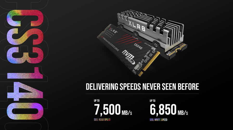 PNY XLR8 CS3140 M.2 NVMe Gen4 x4 Solid State Drive Delivering Speeds Never Seen Before